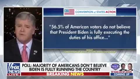 Breaking: Poll shows majority of American voters don't think Joe Biden is in charge.