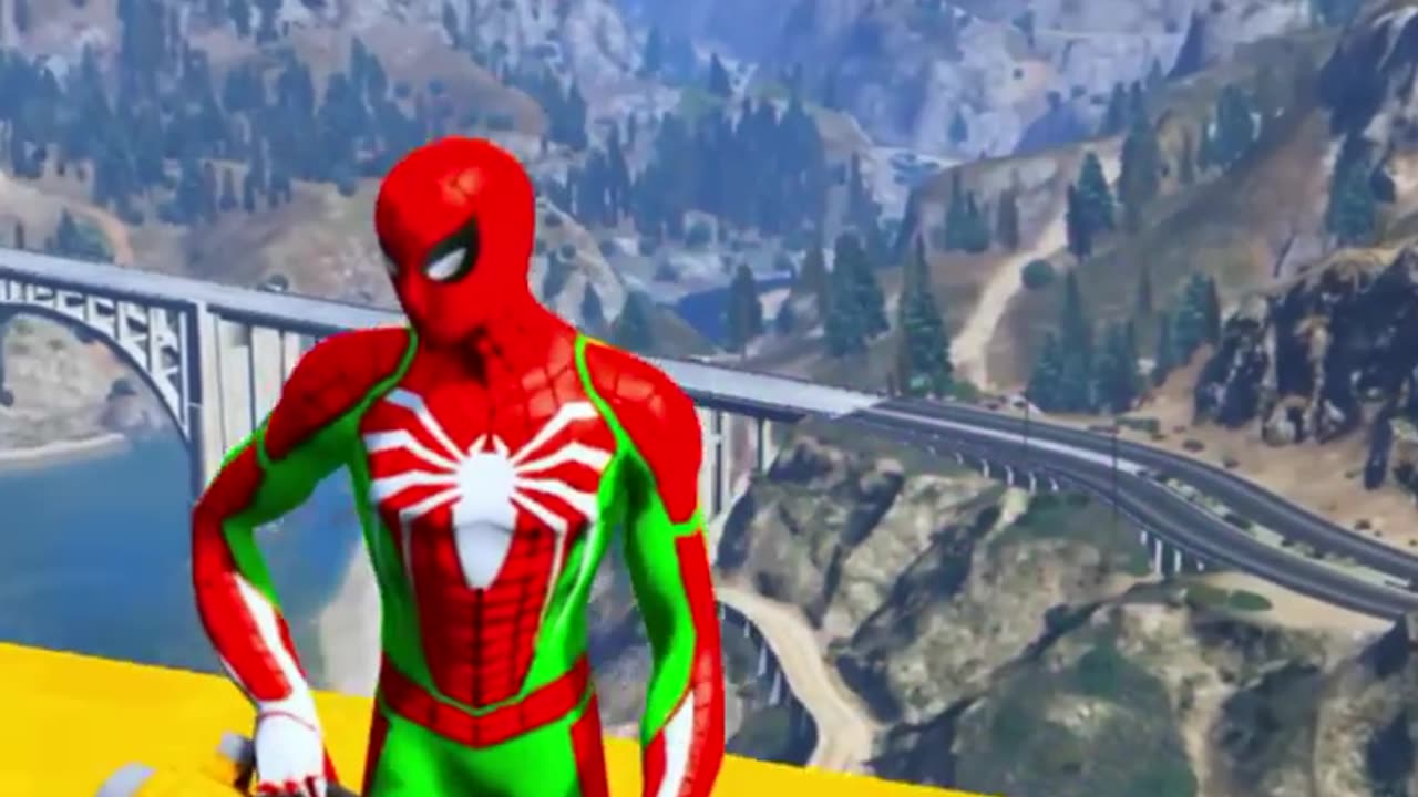 GTA 5 Epic Water Ragdolls Spiderman Vs King Kong