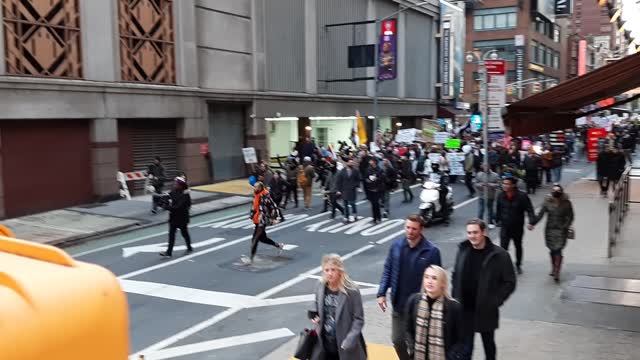 Worldwide demonstration NYC