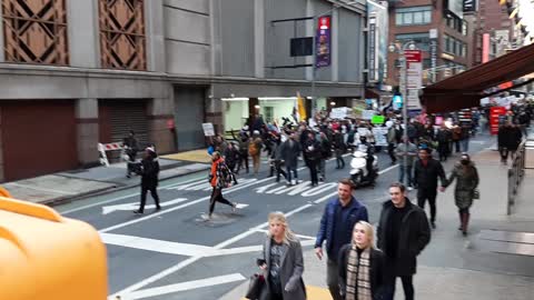 Worldwide demonstration NYC