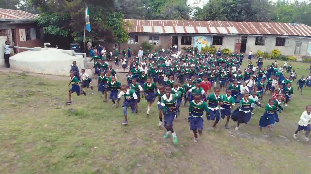 A Great Smiles of "Masaka Kids" Enlighten the Positivity of Joy Incredibly Captured by Drone