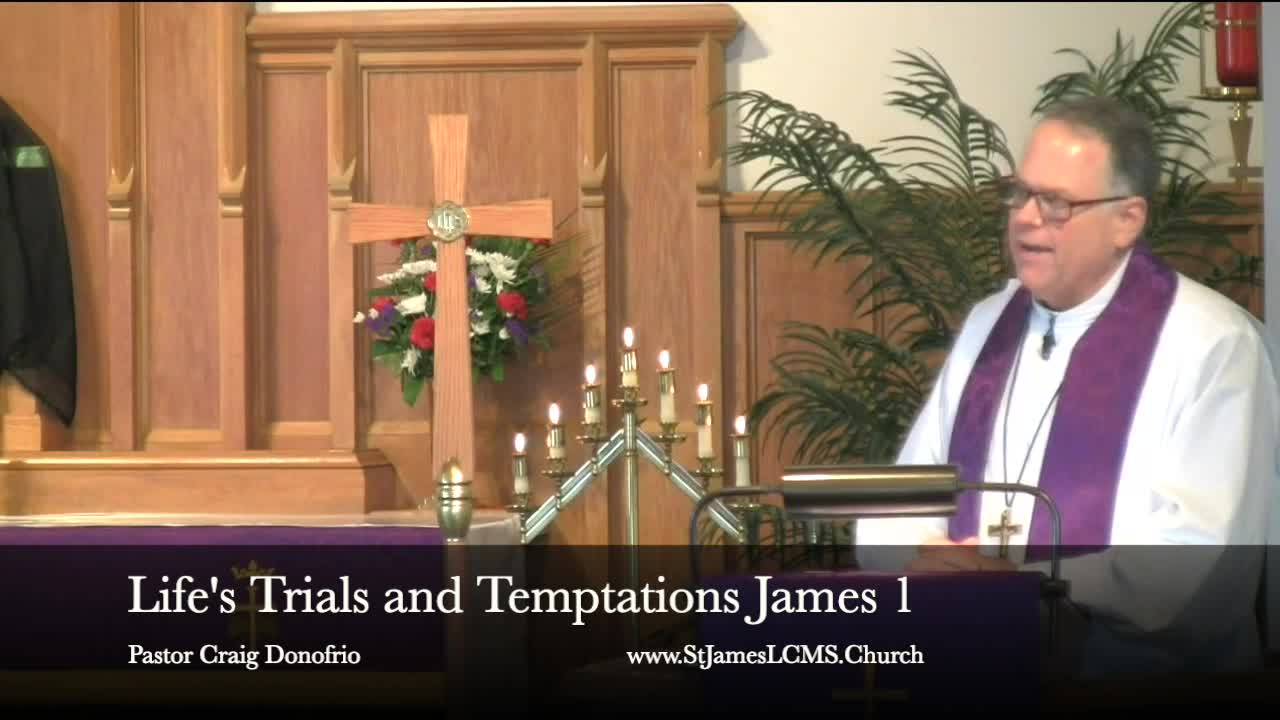 The First Sunday of Lent St. James Lutheran Church, Cleveland OH