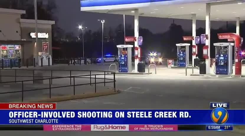 Suspect Hurt After Officer Involved Shooting at Southwest Charlotte Gas Station