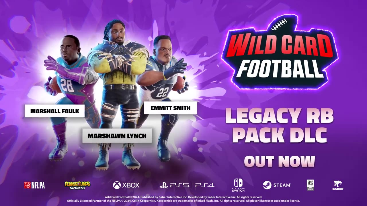 Wild Card Football - Official Legacy RBs DLC 2 Launch Trailer