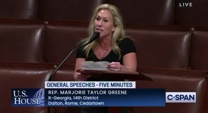 Rep. Marjorie Taylor Greene Calls For Investigation Into The Domestic Terrorists Group BLM/Antifa