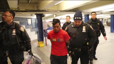 Migrant arrested for setting sleeping NYC subway rider on fire, watching her burn to death