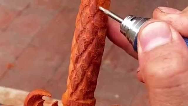 Amazing Woodworking Idea Wood Carving sword shorts wood😁😁😁