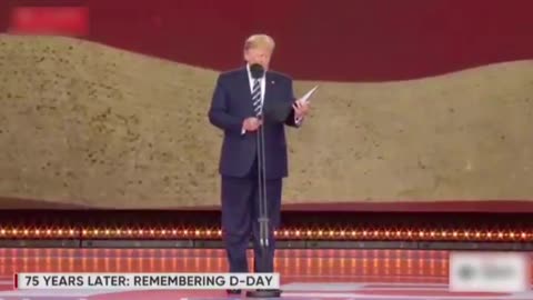 Trump reads FDR's D-Day Prayer