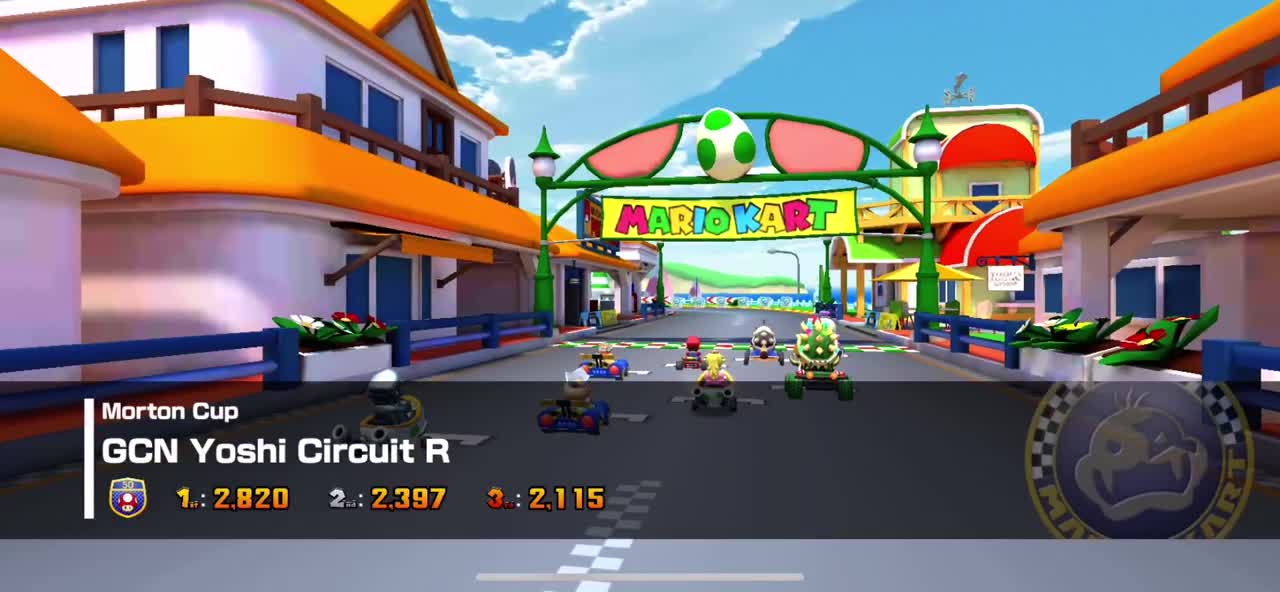 Mario Kart Tour - Nintendo GameCube Yoshi Circuit R Gameplay