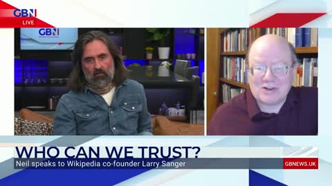 Wikipedia co-founder tells Neil Oliver: The Establishment Left radicals have taken over the website