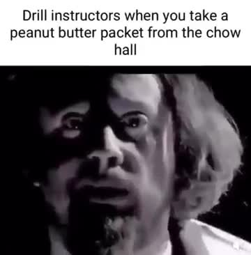 Military - Humor Boot Camp Peanut Butter Packs Busted Funny