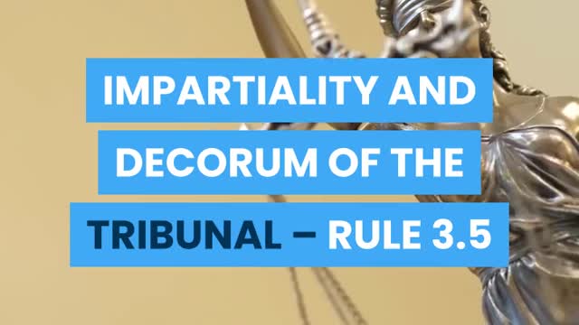 FAIRNESS TO OPPOSING PARTY AND COUNSEL – RULE 3.4