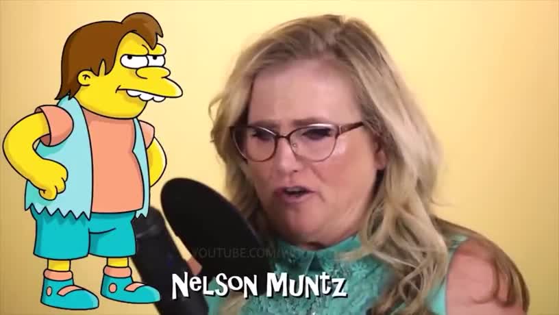 The Simpsons voice acting