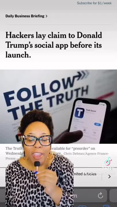 Donald Trump’s New Website/App HACKED❕❕
