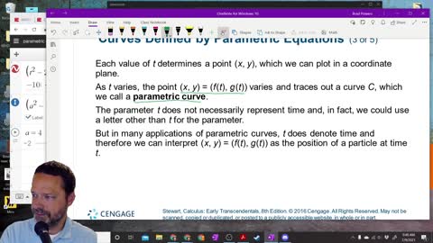 Calculus 2 - Section 10-1 - Intro to Parametric Graphing with examples and Technology