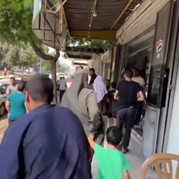 Civilians take cover as Israel bombs Gaza