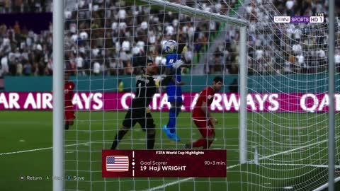 eFootball PES 2021 l The last Group B game FIFA World Cup Quatar 2022 Iran v USA