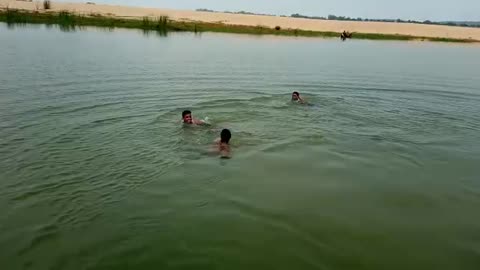 The rever jumping