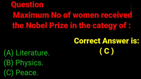 women about the nobel prize