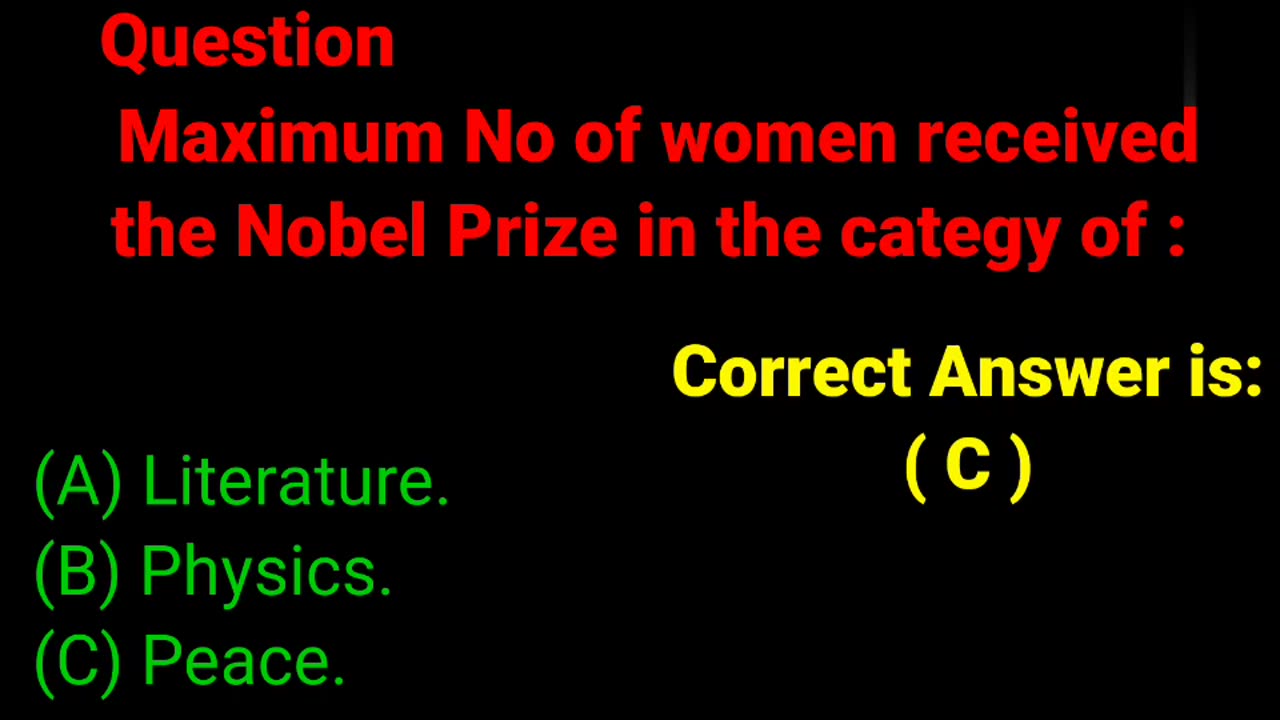 women about the nobel prize