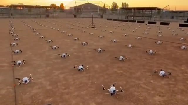 Very Cool, visual impact, drone show