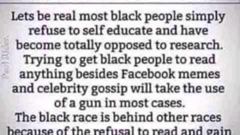 For The Coons And Uninformed Blacks