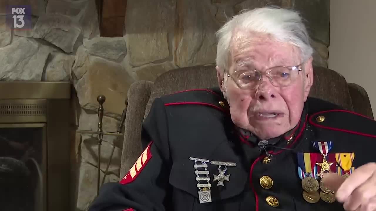 'We haven't got the country we had when I was raised': 100-year-old veteran, Carl Dekel worried about America