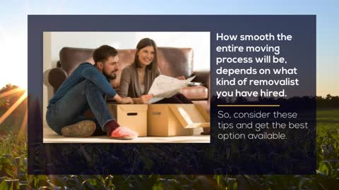 Things to know before hiring quality removalists