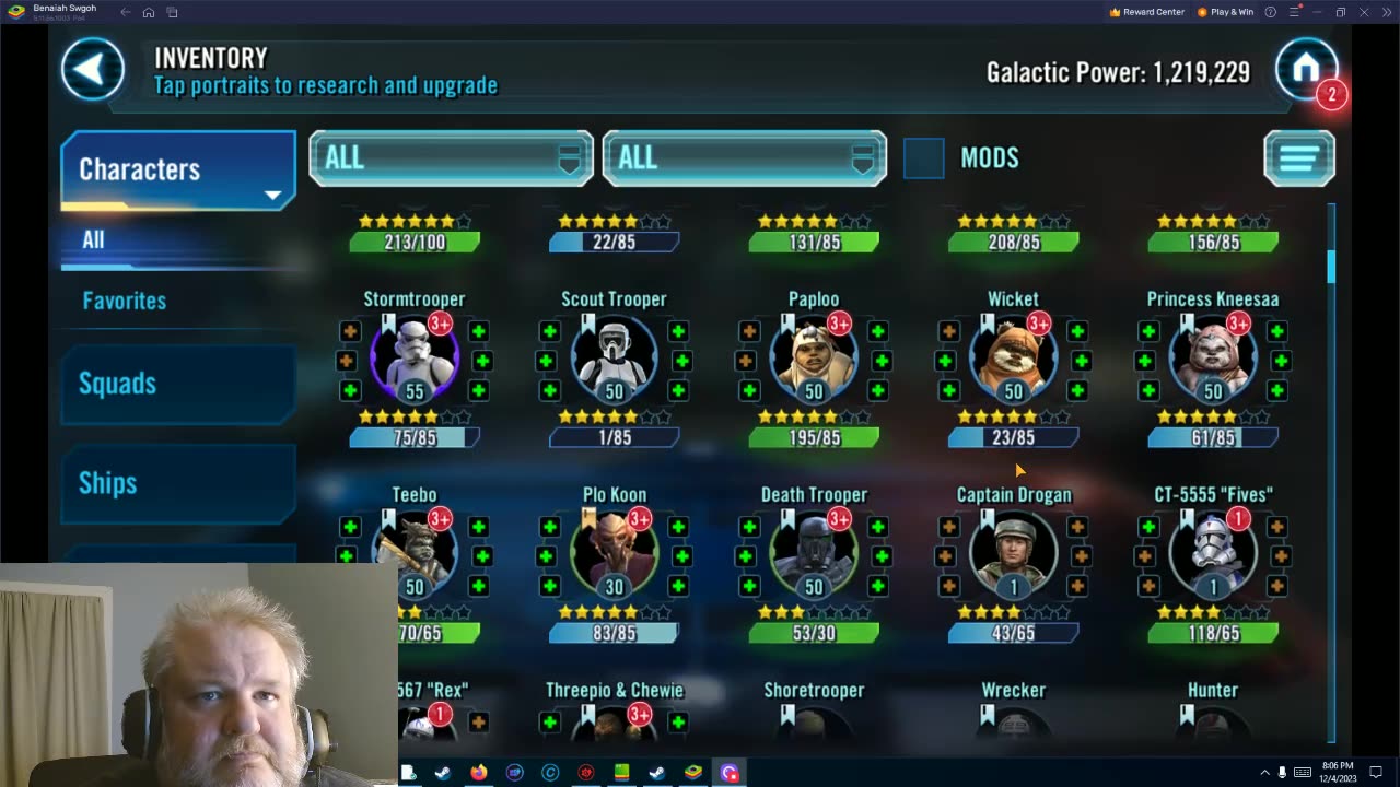 Star Wars Galaxy of Heroes F2P Day 210