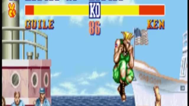 Zerando Street Fighter 2 The world Warrior Guile Vs Ken
