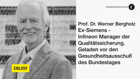 Prof. für Qualitätsmanagement & Risikoanalyse mit Klartext vor Gesundheitsausschuss des Bundestages