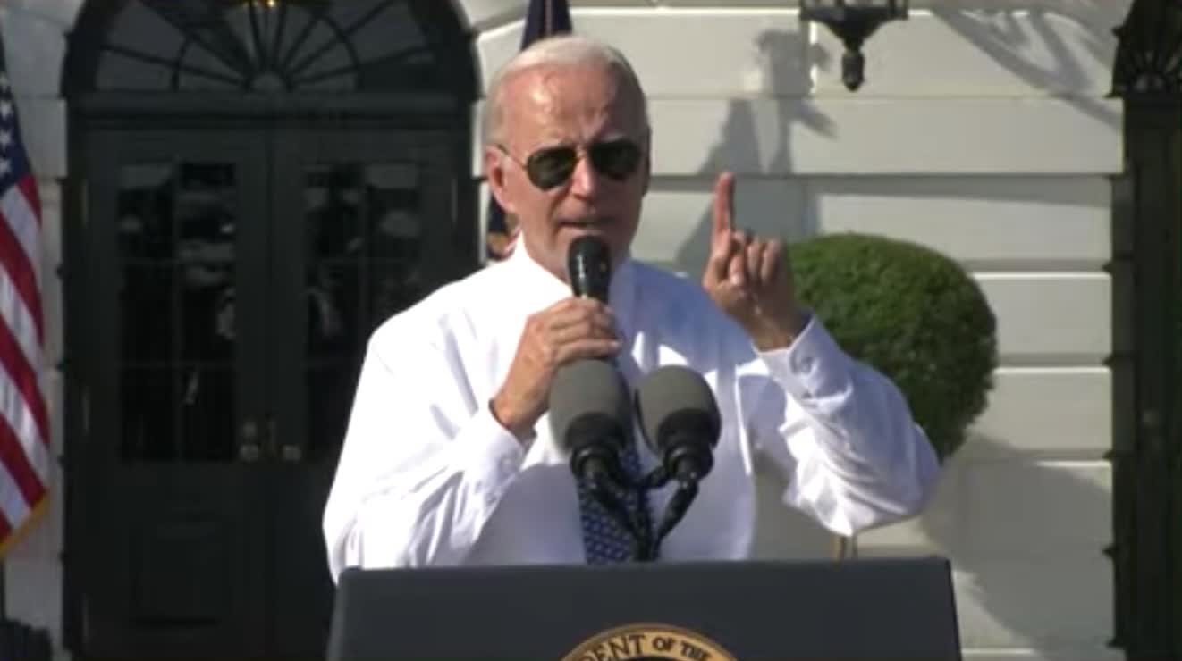 Biden: "And then along comes Senator Ron Johnson from Wisconsin."