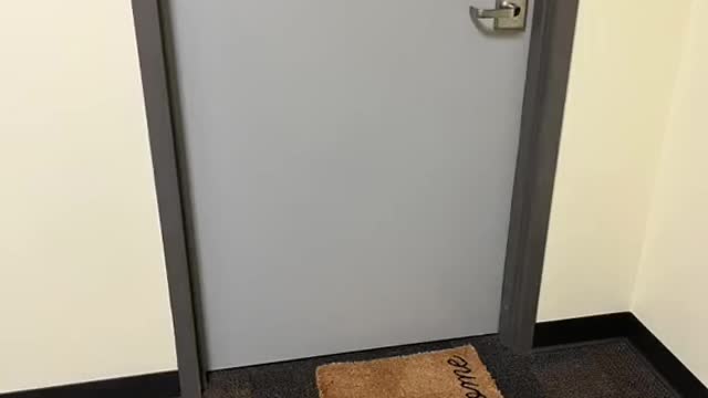 the guys that live next door deciding to constantly fck with ourwelcome mat