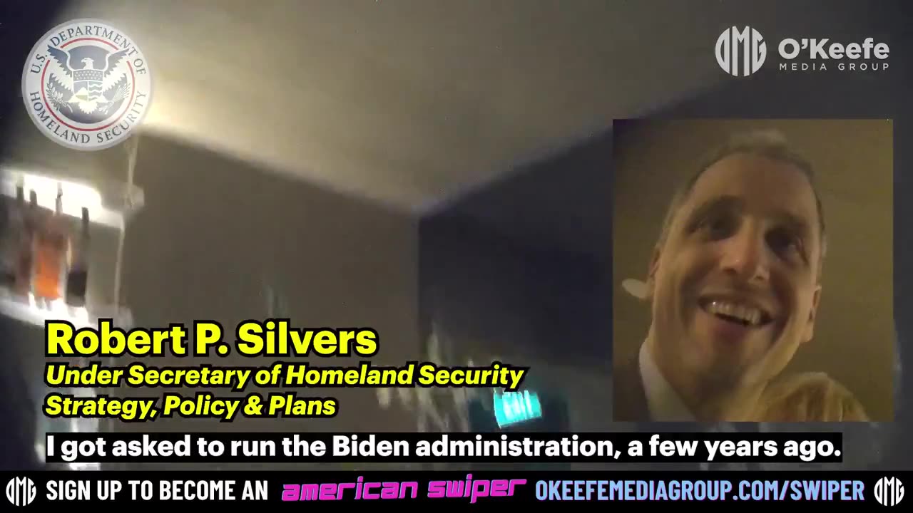 OMG UNDERCOVER: DHS Under Secretary for Policy Robert P. Silver - BUSTED