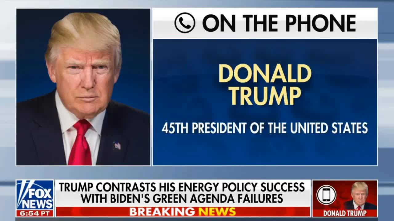 March 10th, 2022: President Donald Trump interview with Hannity on Fox News