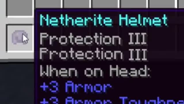 "the strongest armor in minecraft (glitched)"