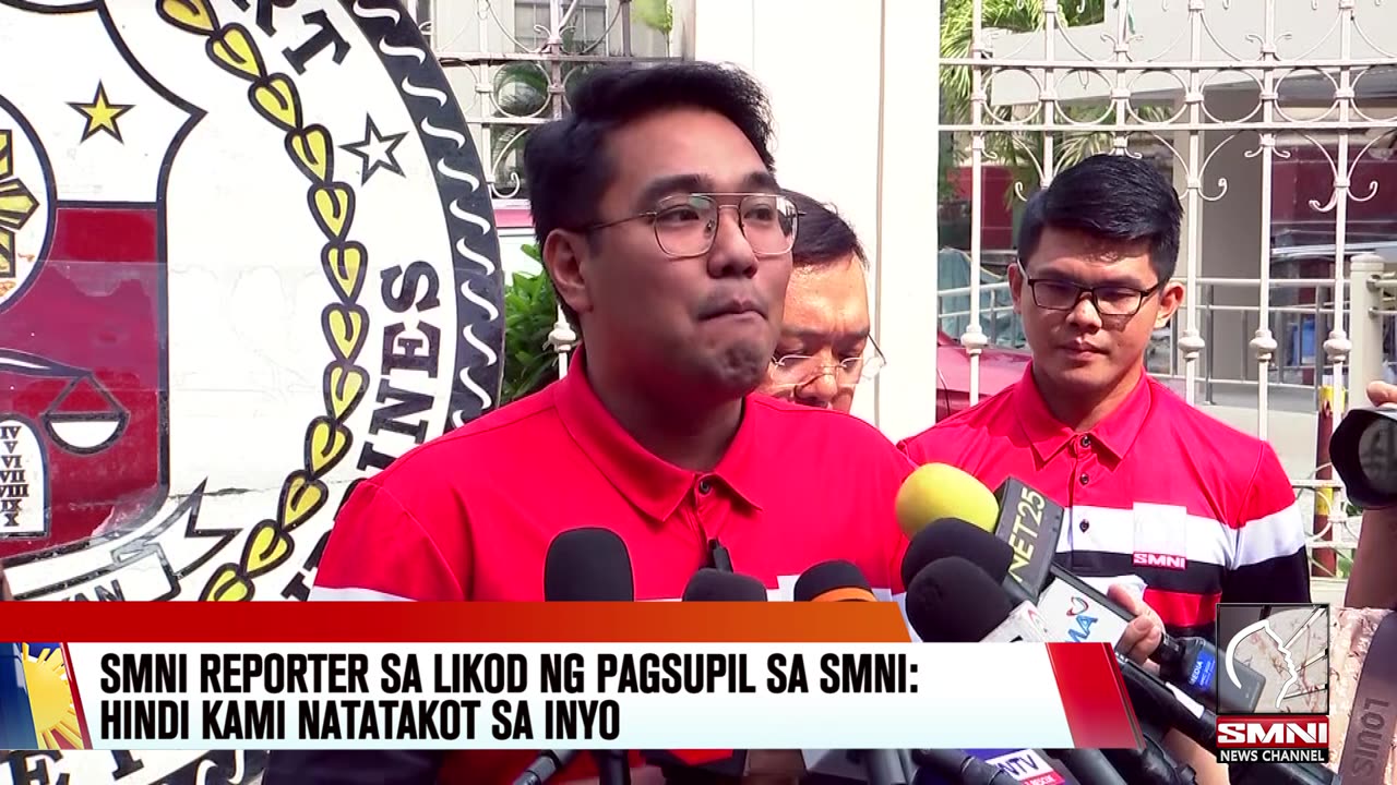 SMNI reporter sa likod ng pagsupil sa SMNI: Hindi kami natatakot sa inyo