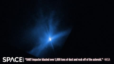 Asteroid Impact Aftermath Time-Lapse - NASA DART