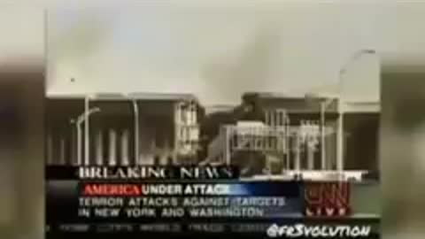 This footage aired once after 9/11 and never on TV again