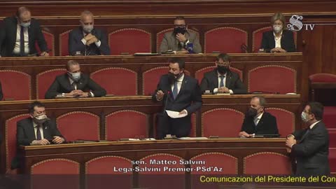 Matteo Salvini (Lega), Senato, 17/2/21