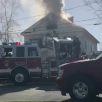 Structure fire today Guilford, CT