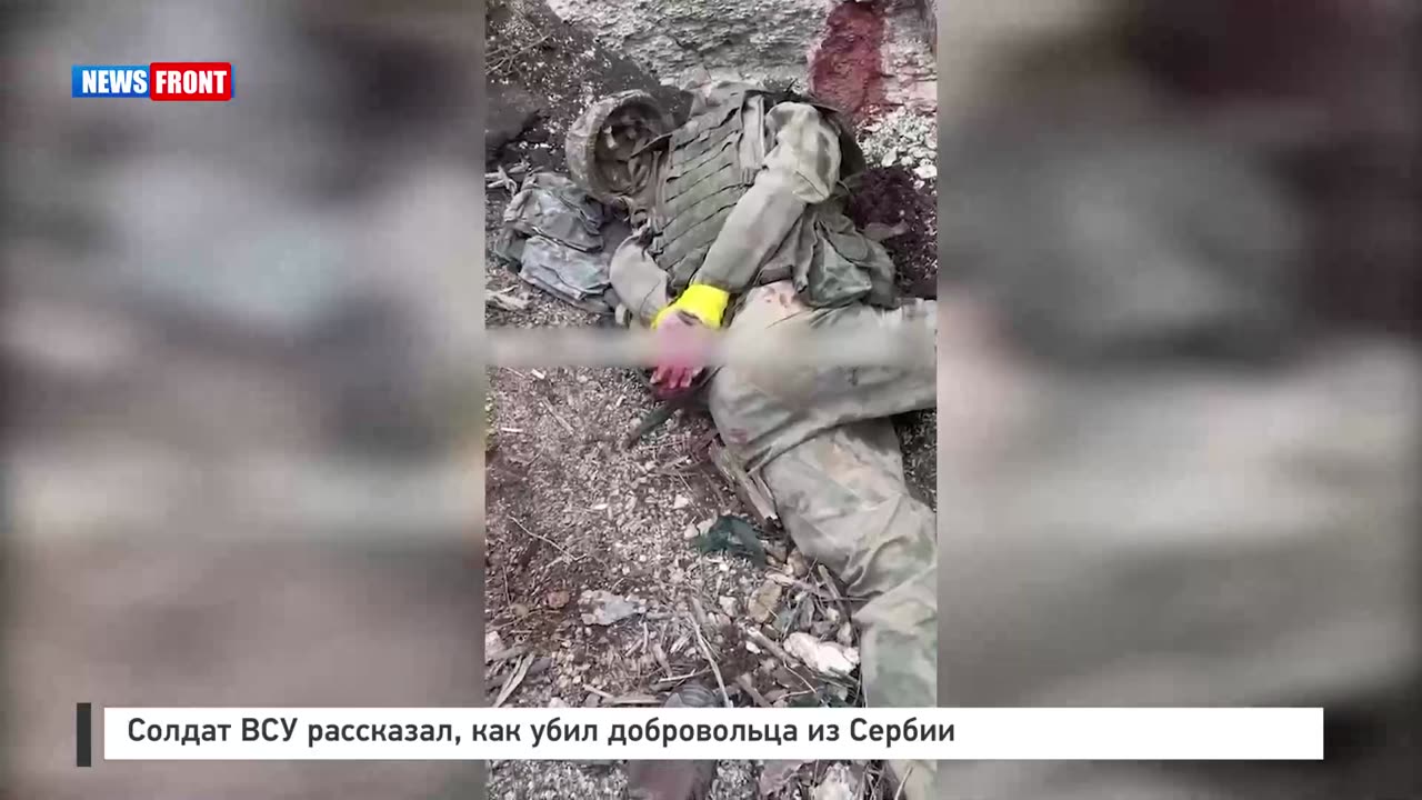 πΊπ¦π·πΈ A Ukrainian soldier described how he killed a volunteer from Serbia