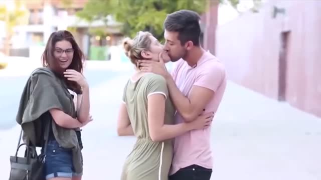 Ultimate kissing prank compilation 2021