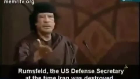 Gaddafi Knew...