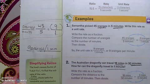 Gr 6 - Ch 1 - Lesson 3 - Rates