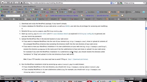Install Wordpress Part1