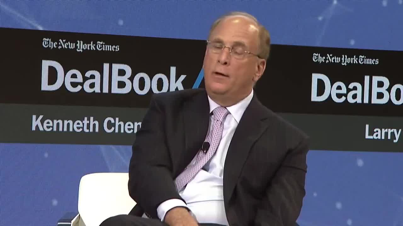 BlackRock CEO Larry Fink says he believes in “forcing behaviors.”