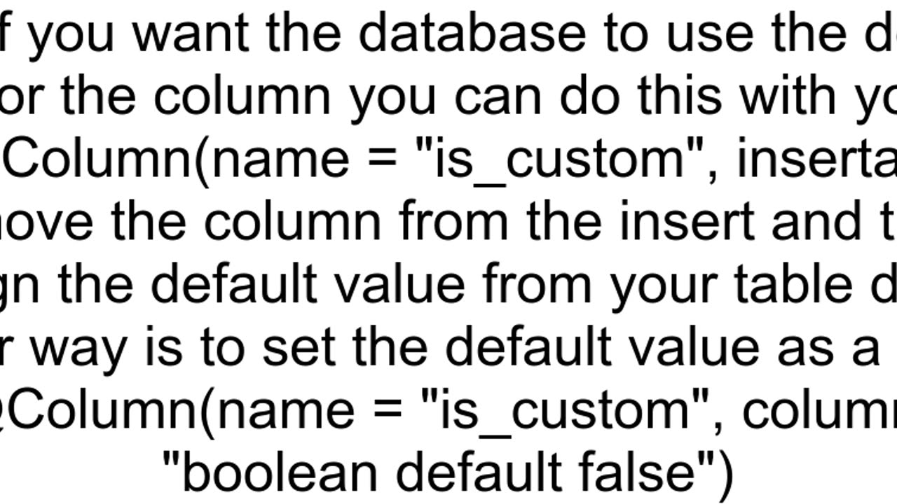 why is a non null postgres column with default throwing a constraint error
