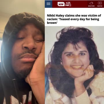 ALERT 🚨 An image of Nikki Haley as young "Brown" Girl has been released.