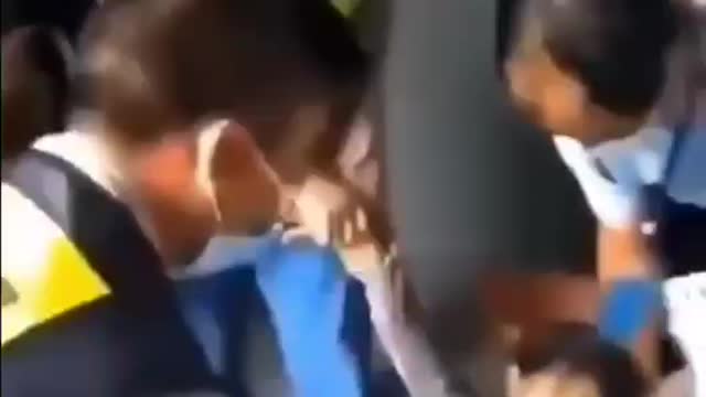 Forced vaccine by police in China